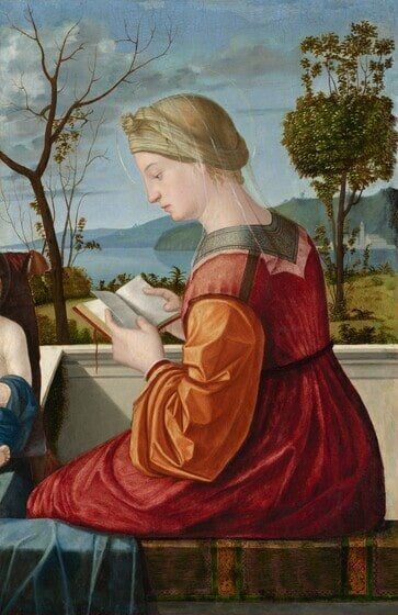 "The Virgin Reading" by Vittore Carpaccio