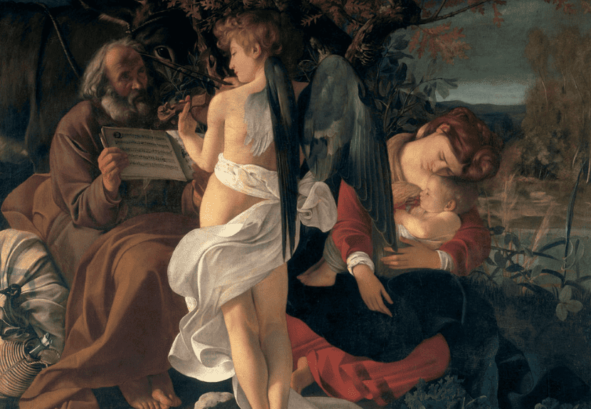 "Rest on the Flight into Egypt" by Caravaggio