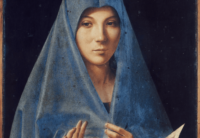 "Virgin Annunciate" by Antonello da Messina, Palermo
