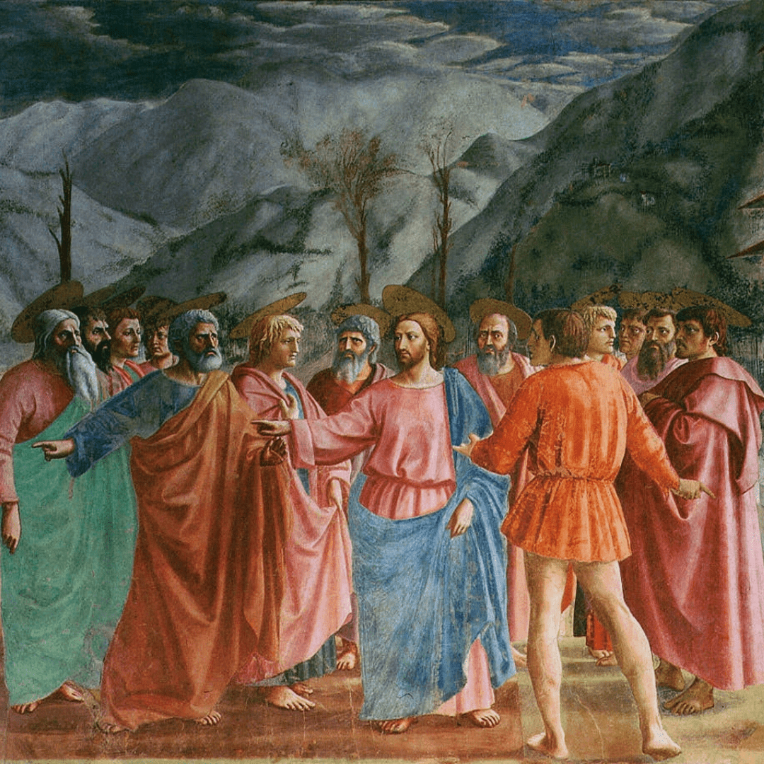 "The Tribute Money" by Masaccio