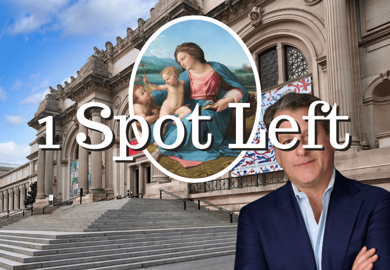 THE METROPOLITAN MUSEUM OF ART | "Raphael at the Met" Event- 3:30pm