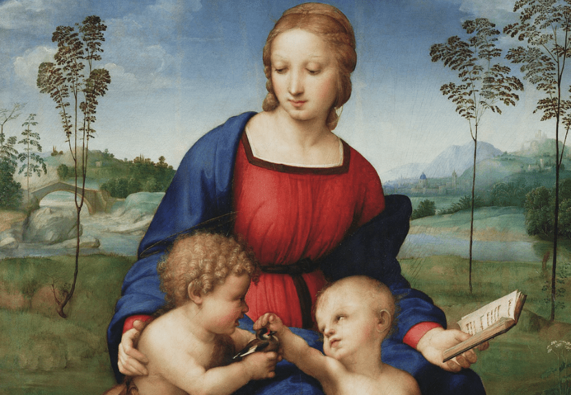 "Madonna of the Goldfinch" by Raphael