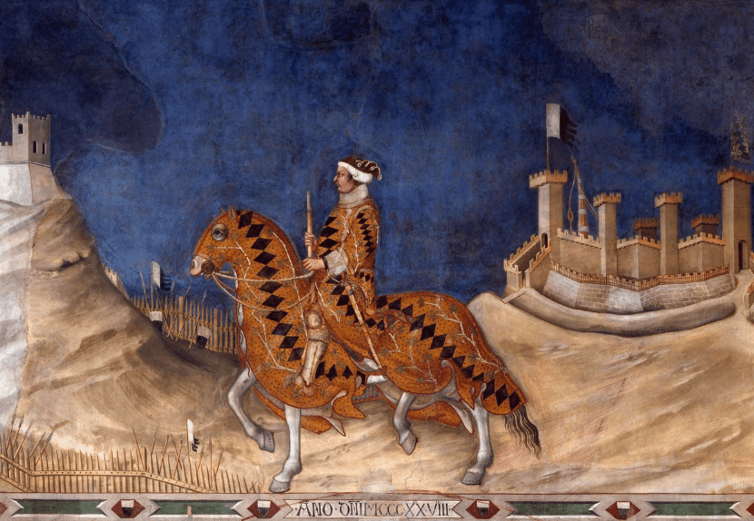 "Guidoriccio da Fogliano" NOT by Simone Martini