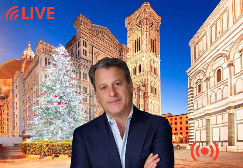 LIVE STREAM TOUR | "Christmas Lights in Florence, Italy" with Dr. Rocky Ruggiero