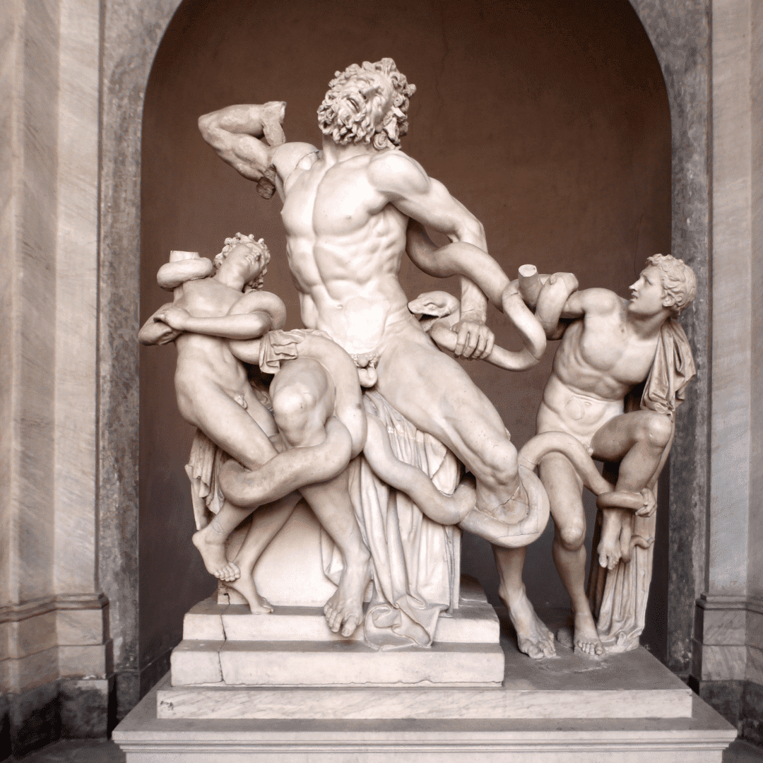 "Laocoön and His Sons" by Athanadoros, Hagesandros, and Polydoros of Rhodes