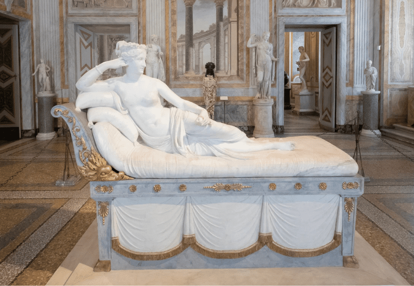 "Paolina Bonaparte"(Borghese Gallery) by Antonio Canova