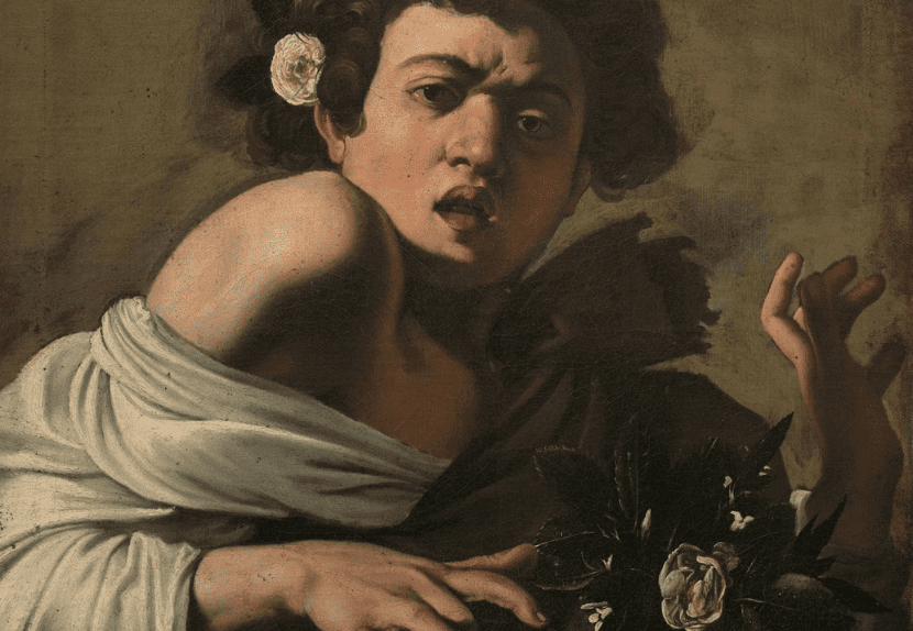 "Boy Bitten by a Lizard", Caravaggio (Roberto Longhi Foundation Version)