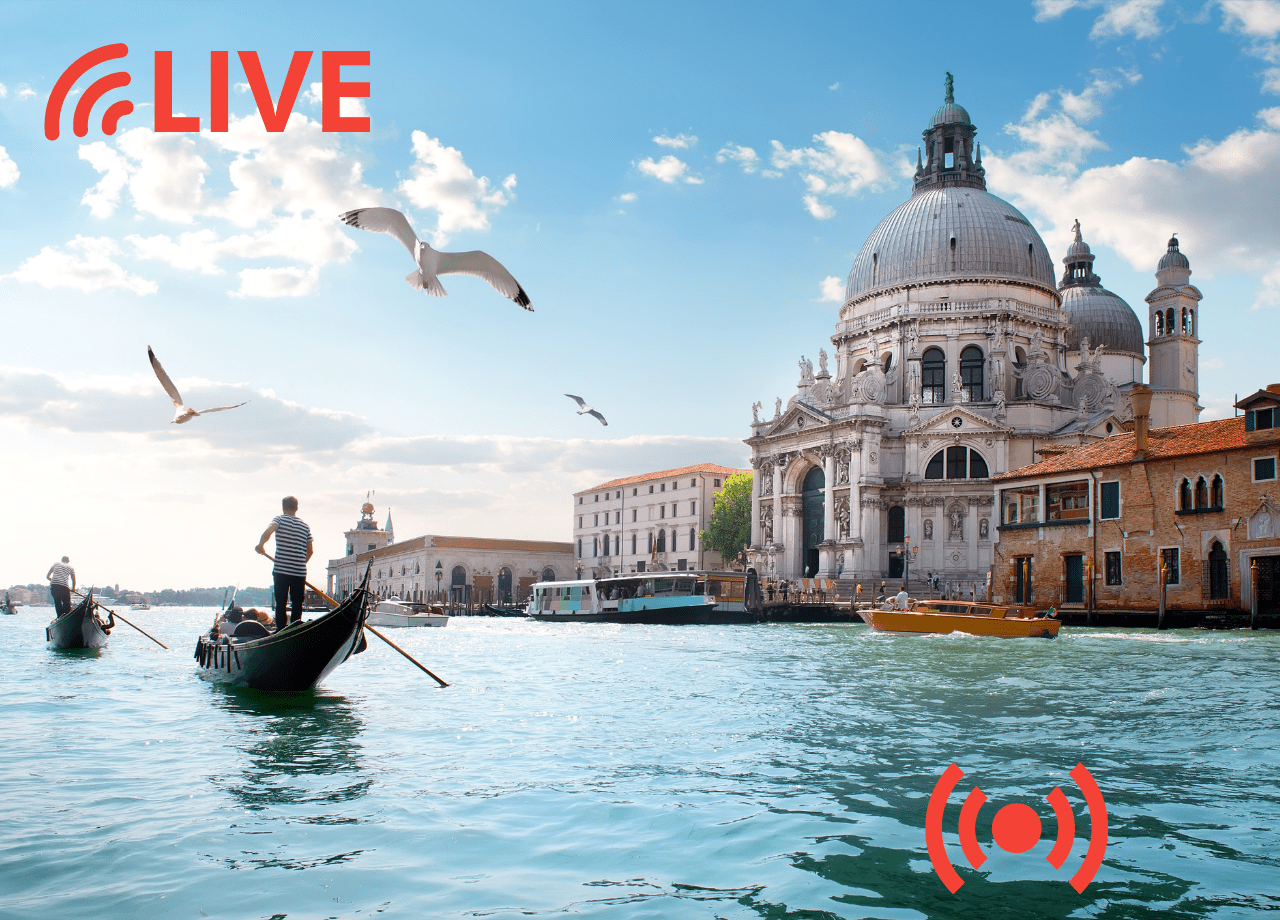 "Live Virtual Tour direct from Venice, Italy - The Grand Canal"
