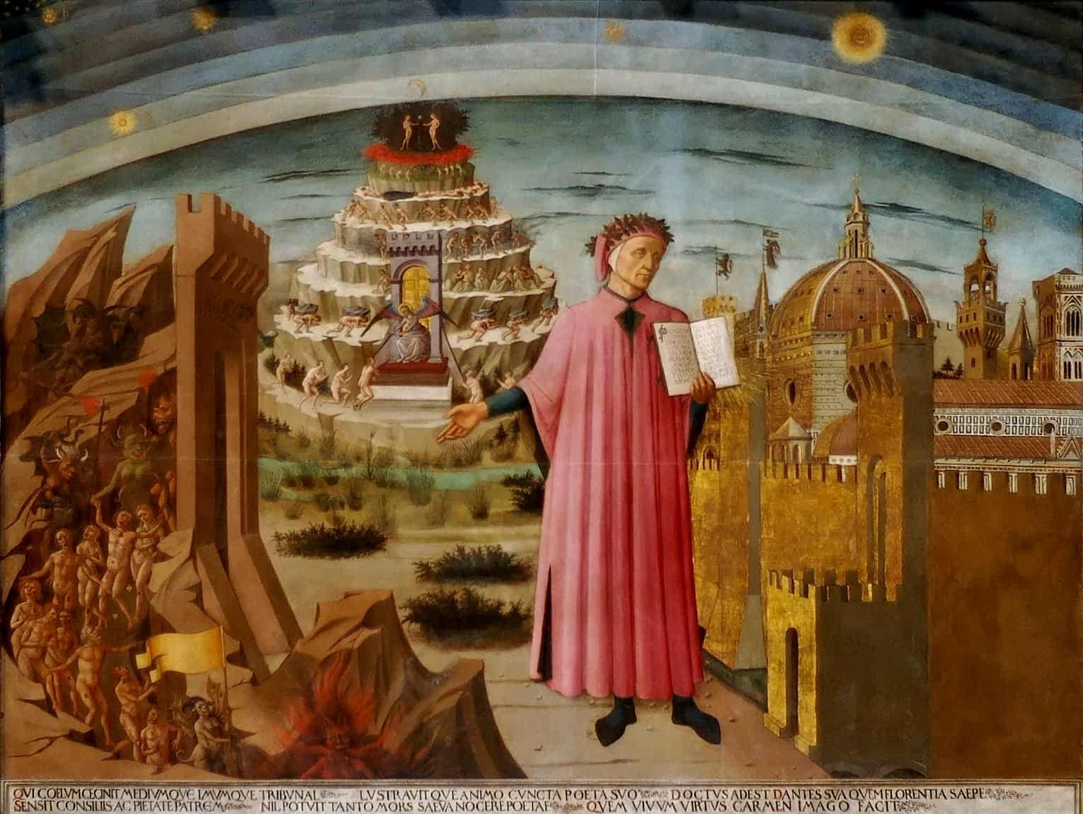 "Dante’s Divine Comedy Illuminating Florence" by Domenico di Michelino