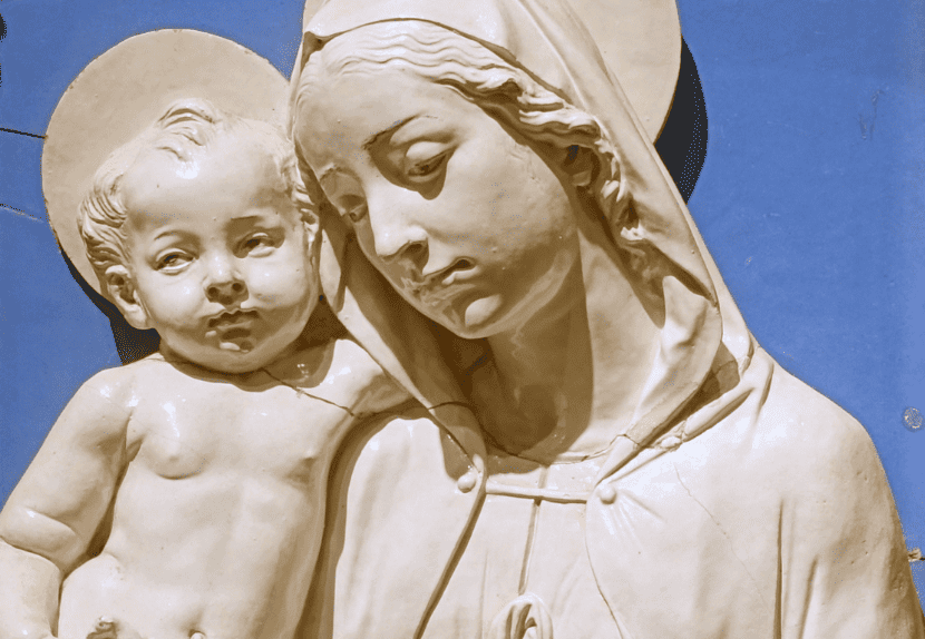 "Madonna and Child" by Andrea della Robbia