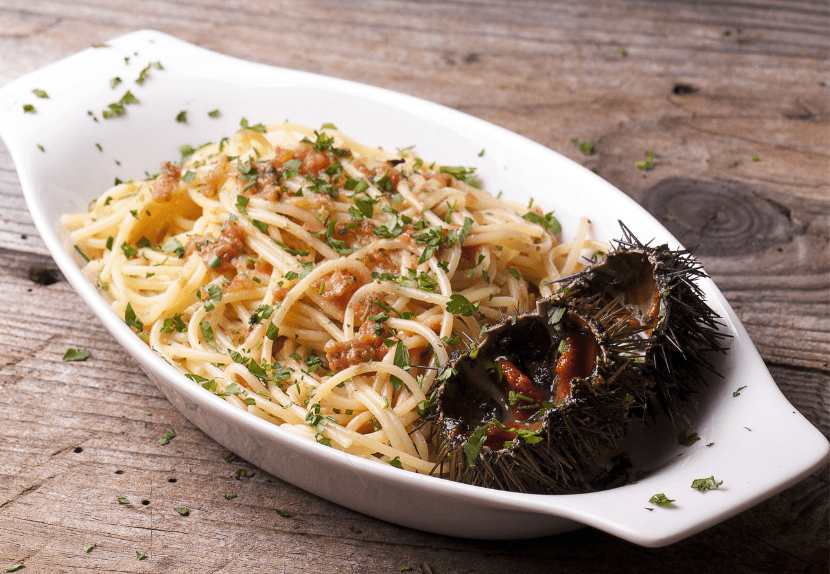 Spaghetti ai Ricci di Mare (Spaghetti with Sea Urchin)