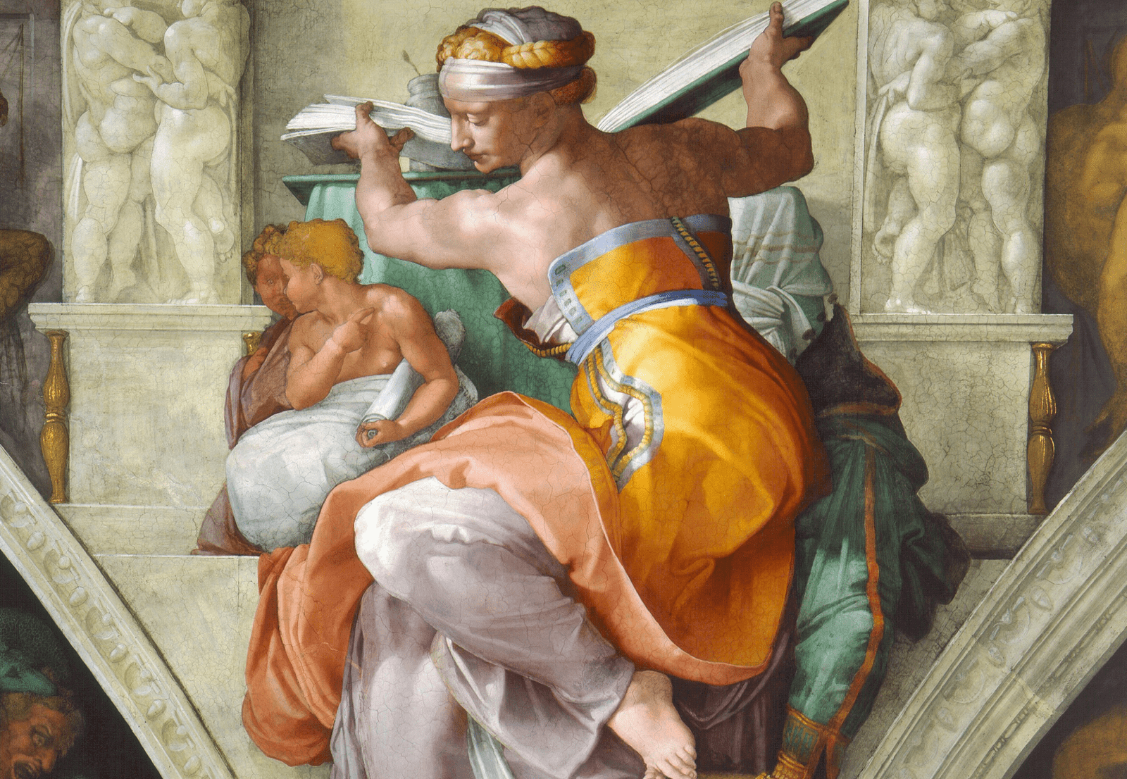 "Libyan Sibyl" by Michelangelo
