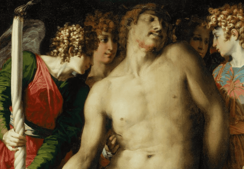 "The Dead Christ with Angels" by Rosso Fiorentino