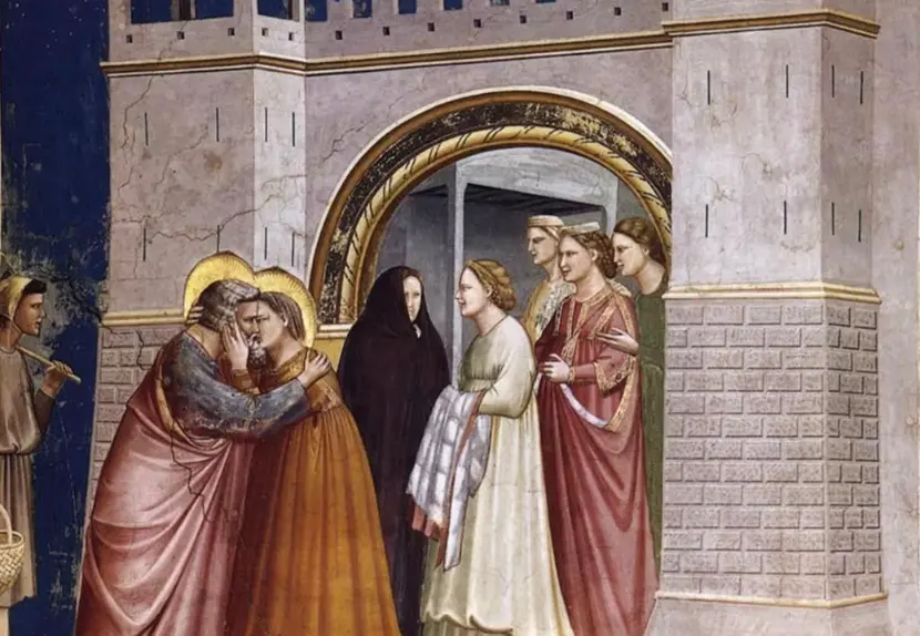 “Meeting at the Golden Gate" by Giotto