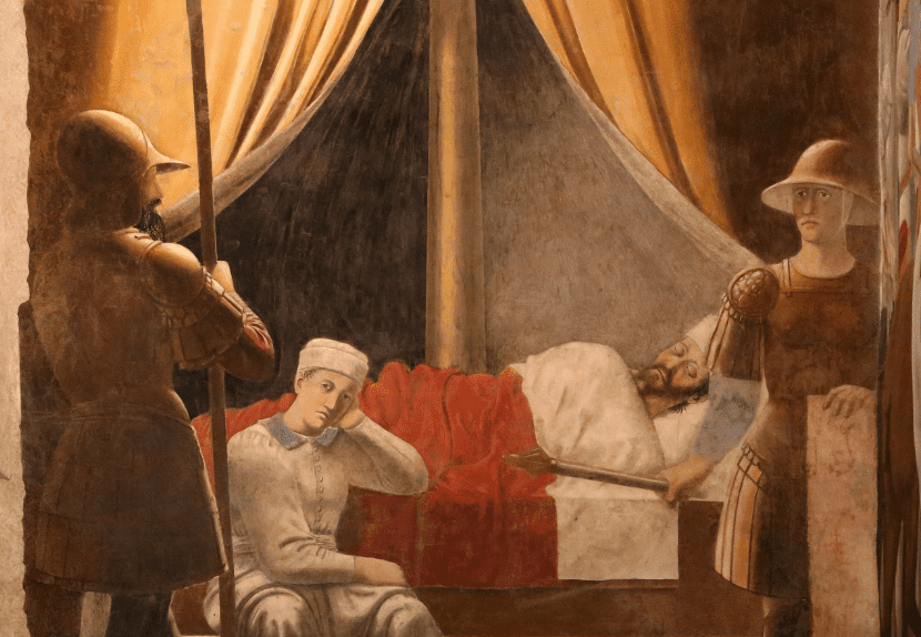 "Dream of Constantine" Piero della Francesca