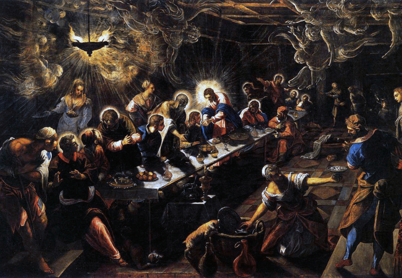 Tintoretto’s "Last Supper", San Giorgio Maggiore, Venice