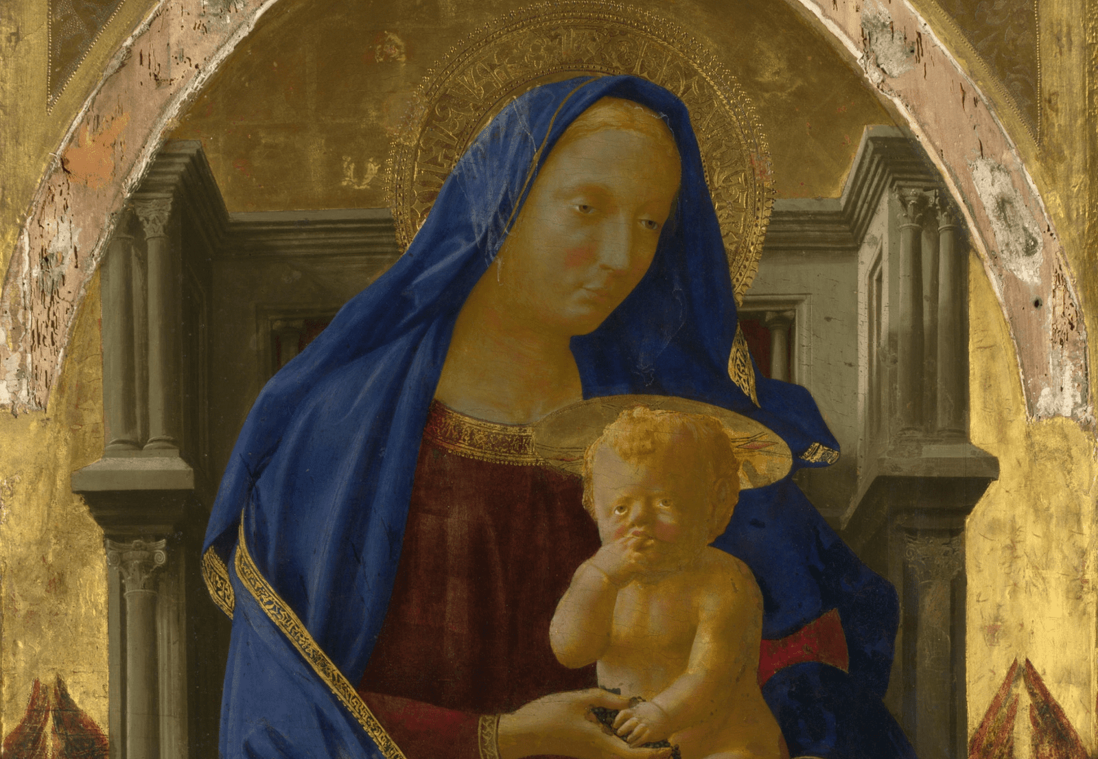 "Madonna and Child" by Masaccio
