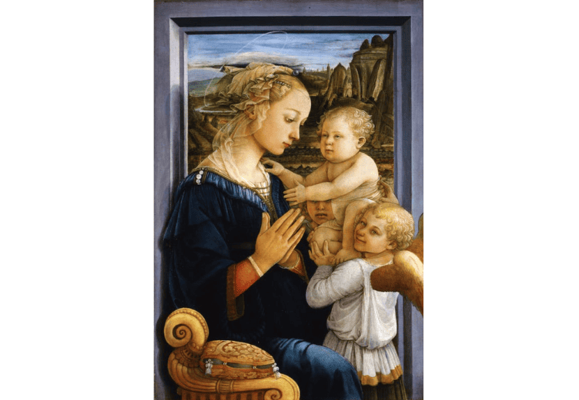 "Madonna and Child with Two Angels" by Fra Lippo Lippi