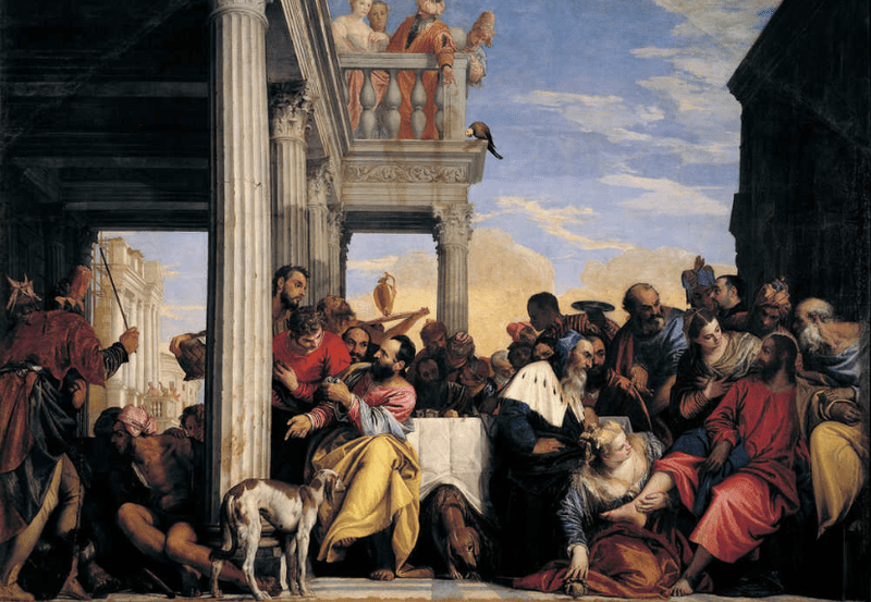 "The Feast in the House of Simon the Pharisee" by Paolo Veronese