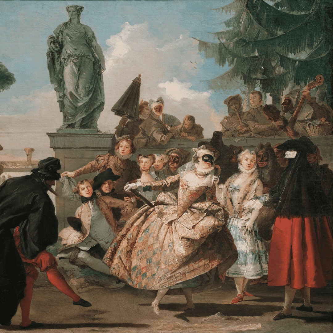 "The Minuet" by Giovanni Domenico Tiepolo
