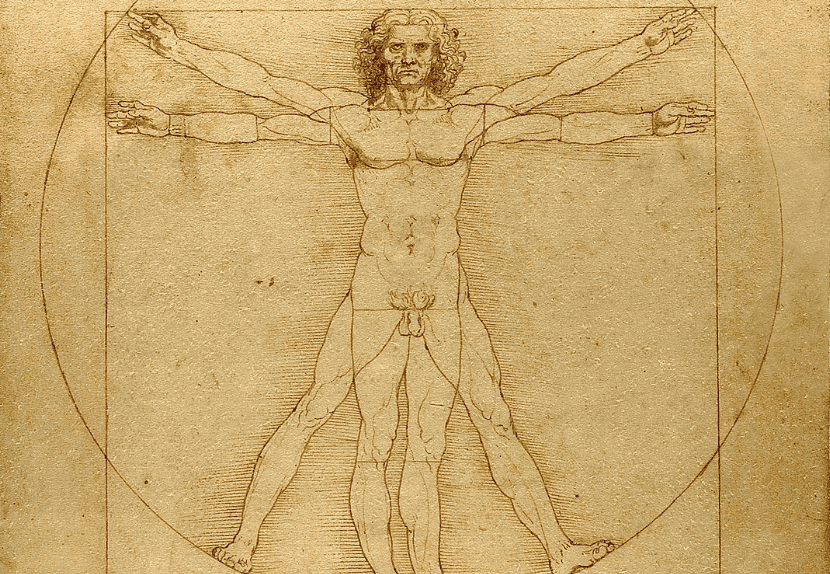 "The Vitruvian Man" by Leonardo da Vinci