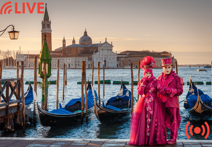 LIVE STREAM | Celebrate Carnevale in Venice, Italy