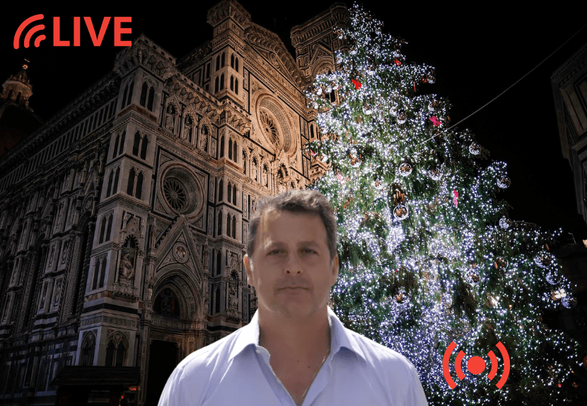 LIVE STREAM TOUR | "Christmas Lights in Florence, Italy" with Dr. Rocky Ruggiero