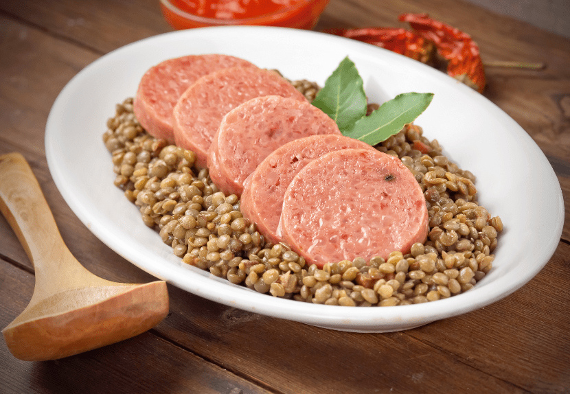 Zampone con Lenticchie